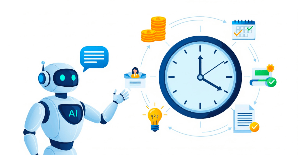AI agents orchestrating a production workflow